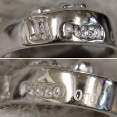 画像6: ヴァンドーム青山 Pt950/850ダイヤモンドネックレス D0.10 2.2g 40cm (6)