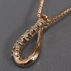 画像3: ヴァンドーム青山 K18PGダイヤモンドネックレス 2.5g 44.5cm (3)