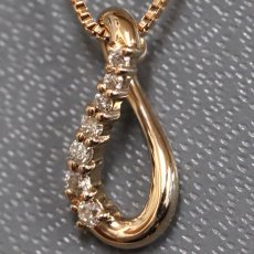 画像4: ヴァンドーム青山 K18PGダイヤモンドネックレス 2.5g 44.5cm (4)