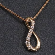 画像7: ヴァンドーム青山 K18PGダイヤモンドネックレス 2.5g 44.5cm (7)