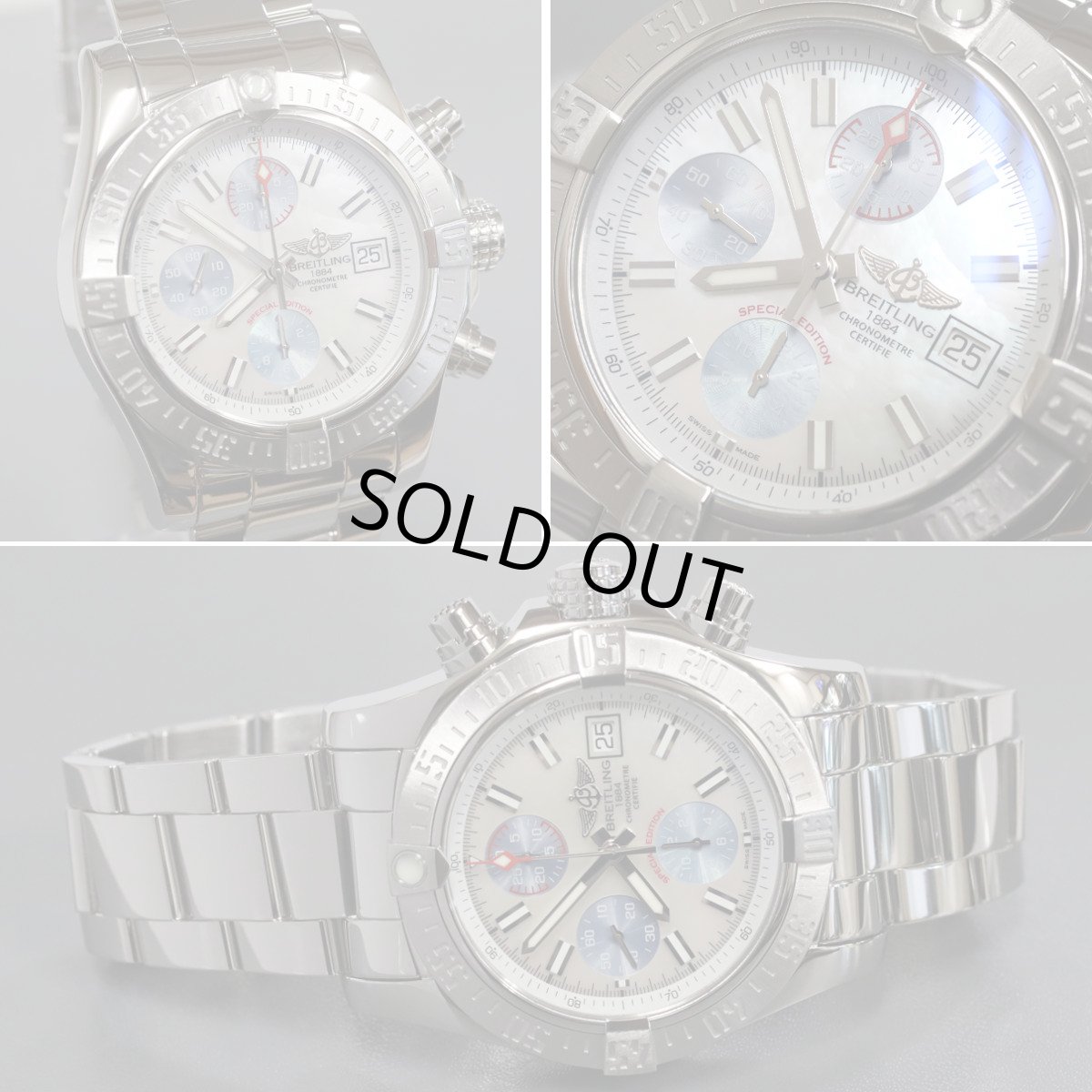画像2: アベンジャーII クロノグラフ マザーオブパール 日本限定(A339AMPPSS)A13381 (2)
