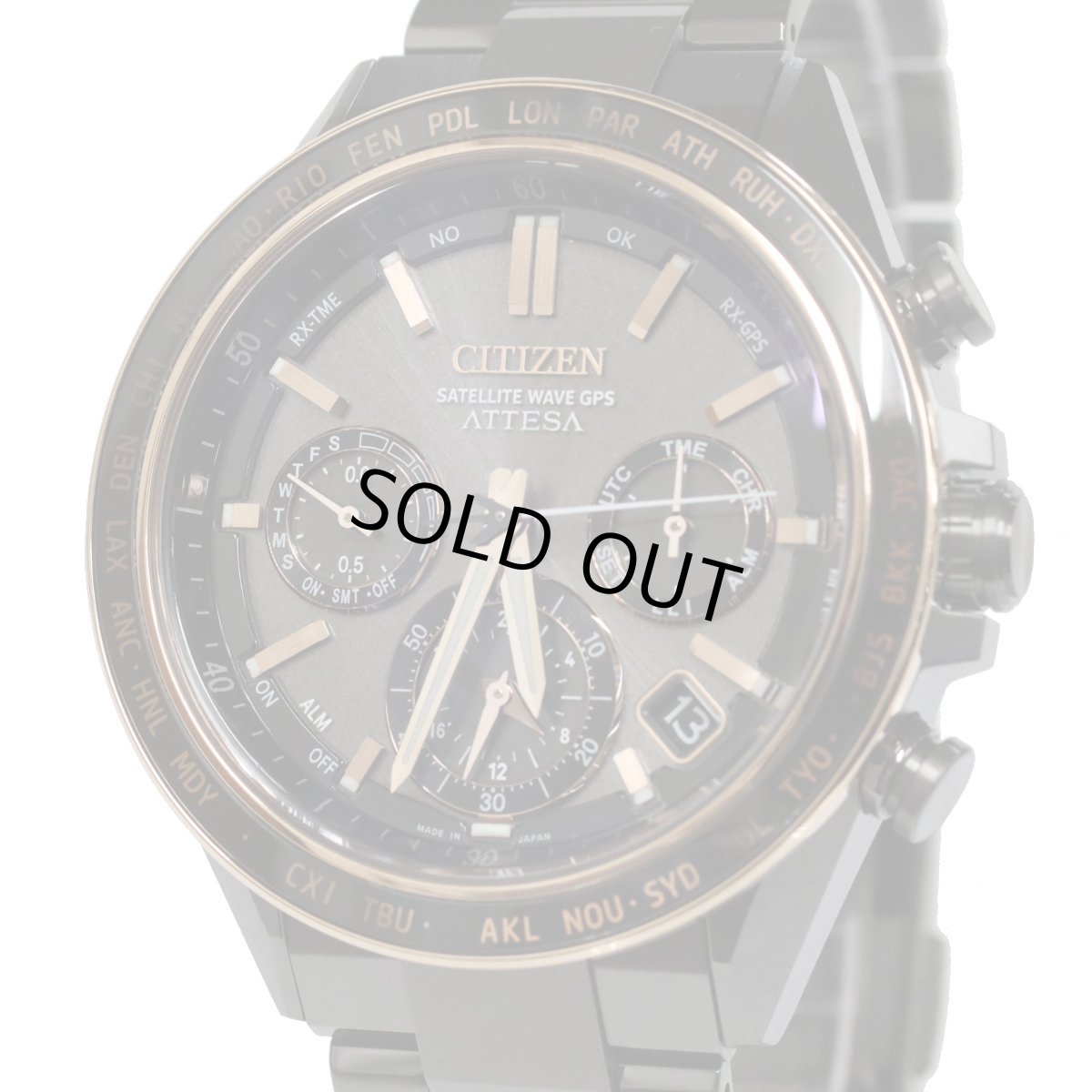 画像1: シチズン アテッサ アクトライン ブラックチタンシリーズ(CC4074-61W)F950-0029S0C (1)