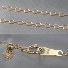 画像8: K18ピンクサファイアダイヤモンドネックレス クロスモチーフ PS0.65 D0.15 2.8g AJ付45cm (8)