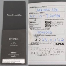 画像10: シチズン ザ・シチズン エコドライブ アクティブシリーズ(AQ1040-53E)A010-T020984 (10)