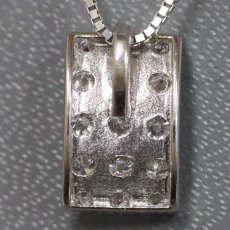 画像4: K18WGダイヤモンドネックレス D0.329 D0.50 3.0g AJ付44cm (4)