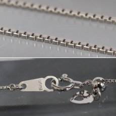 画像8: K18WGダイヤモンドネックレス D0.329 D0.50 3.0g AJ付44cm (8)