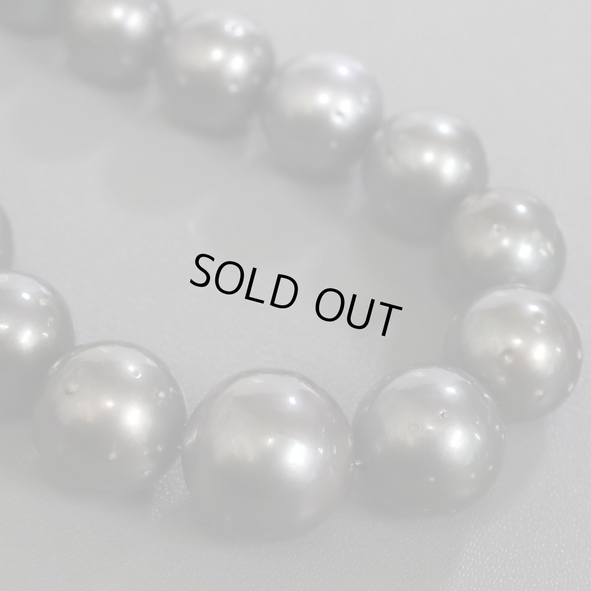 画像4: 南洋ブラックパールネックレス SILVER925金具 10.3-15.0mm 41cm (4)