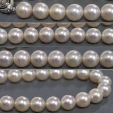 画像4: パールネックレス シルバー金具 8.6-8.8mm 49cm (4)