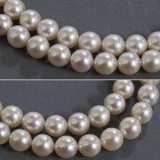 画像6: パールネックレス シルバー金具 8.6-8.8mm 49cm (6)