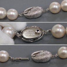 画像7: パールネックレス シルバー金具 8.6-8.8mm 49cm (7)