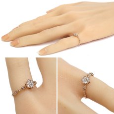 画像10: K10PGダイヤモンドリング D0.18 1.0g #8 (10)