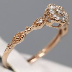 画像3: K10PGダイヤモンドリング D0.18 1.0g #8 (3)