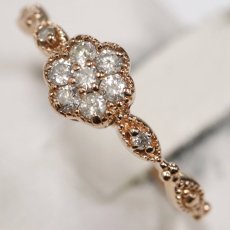 画像4: K10PGダイヤモンドリング D0.18 1.0g #8 (4)