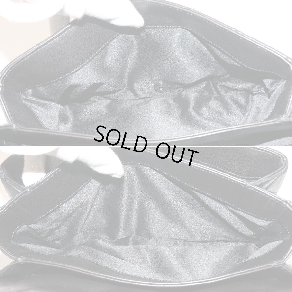 画像8: マトラッセ28 ラムスキン シングルフラップ Wチェーン シルバー金具(A68055)ギャランティ付 (8)