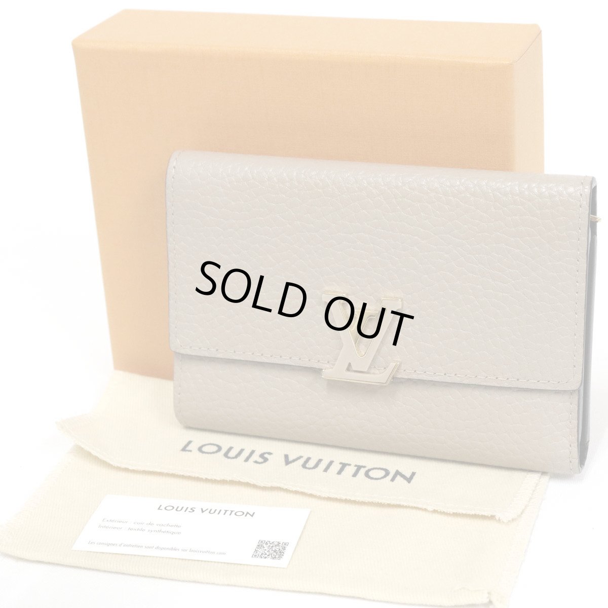 画像1: ポルトフォイユ・カプシーヌ コンパクト(M62159) (1)