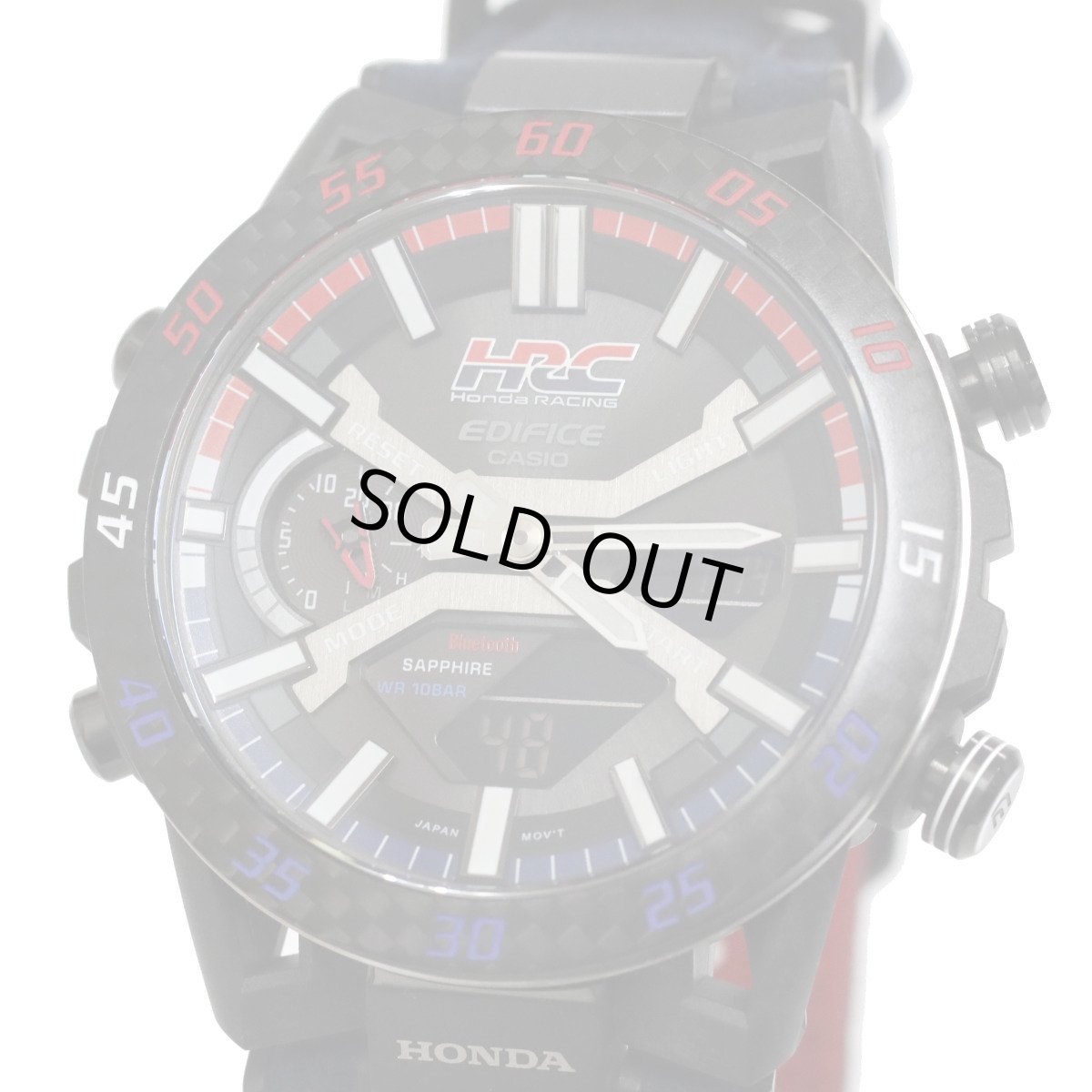 画像1: カシオ エディフィス ホンダレーシングコラボモデル(ECB-2000HR-1AJR)未使用品 (1)