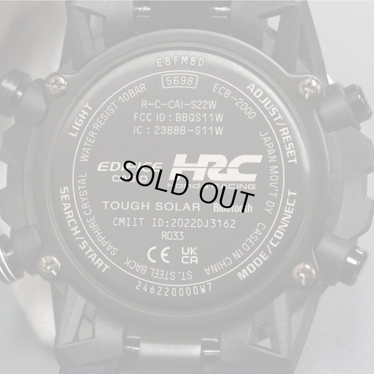 画像7: カシオ エディフィス ホンダレーシングコラボモデル(ECB-2000HR-1AJR)未使用品 (7)