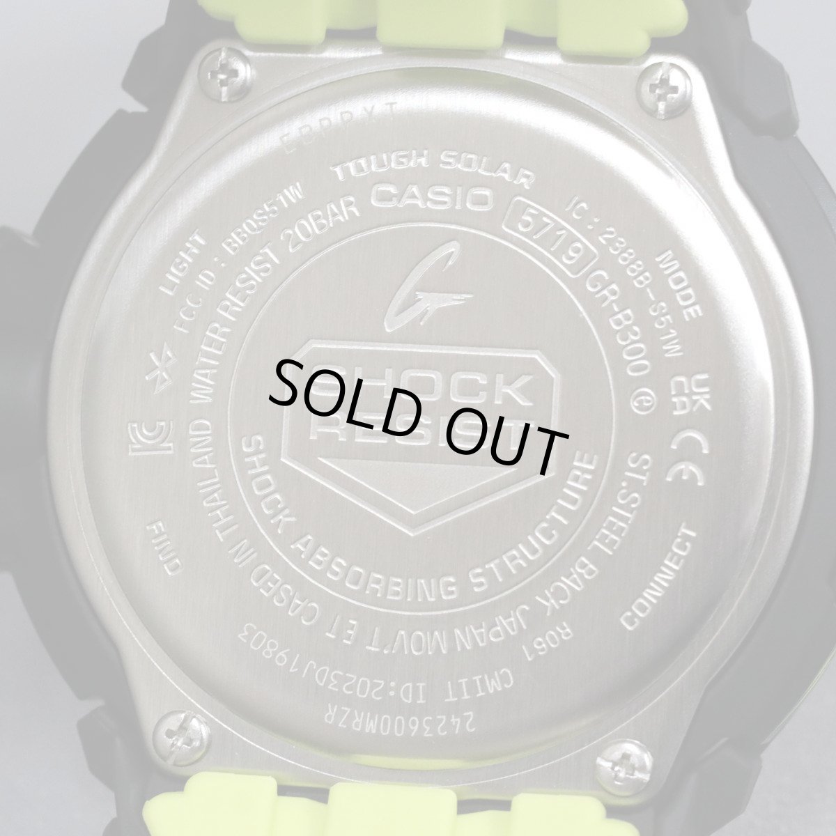 画像6: カシオ G-SHOCK MASTER OF G-AIR GRAVITYMASTER(GR-B300RY-1A9JF) (6)