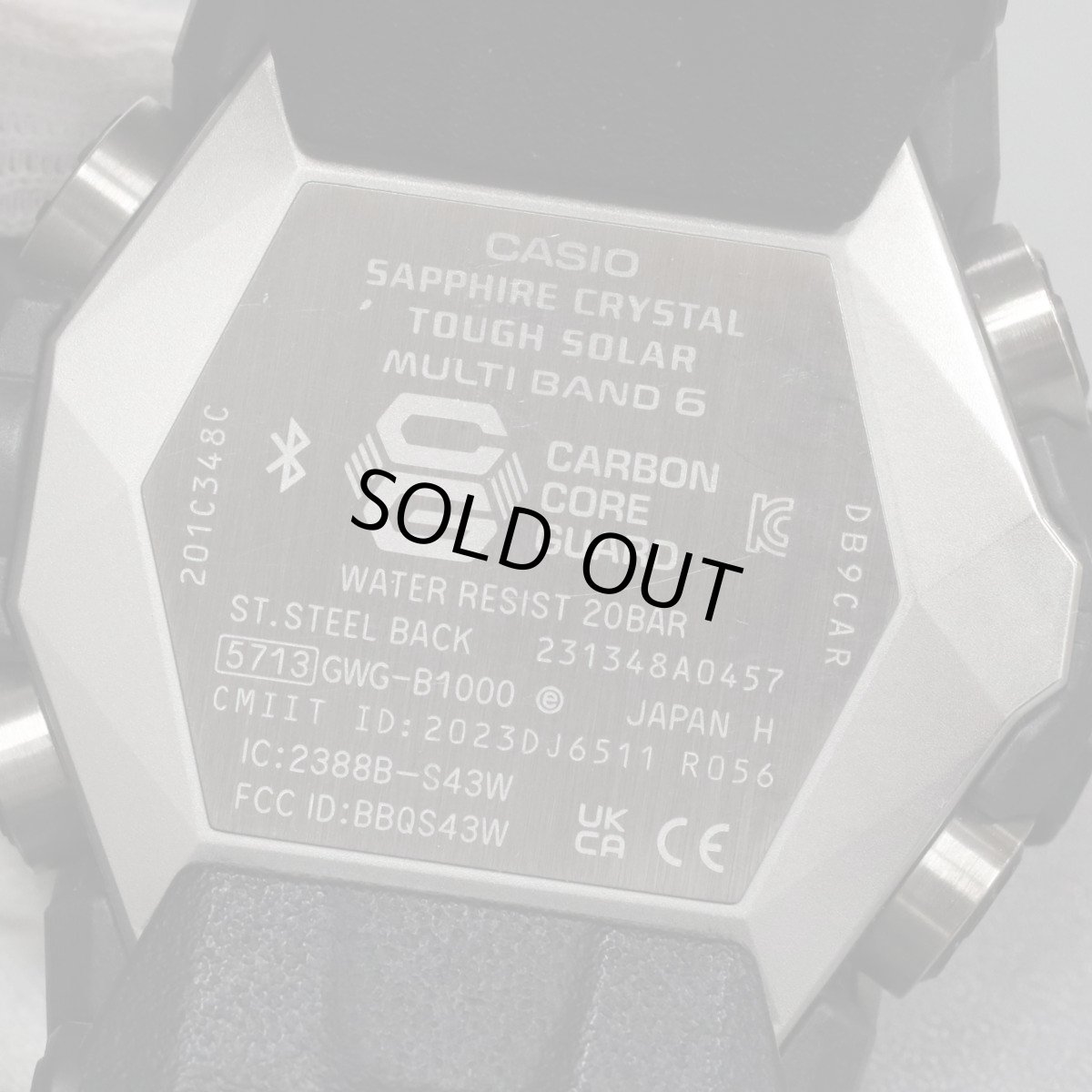 画像6: カシオ G-SHOCK MASTER OF G-LAND MUDMASTER(GWG-B1000-1AJF) (6)