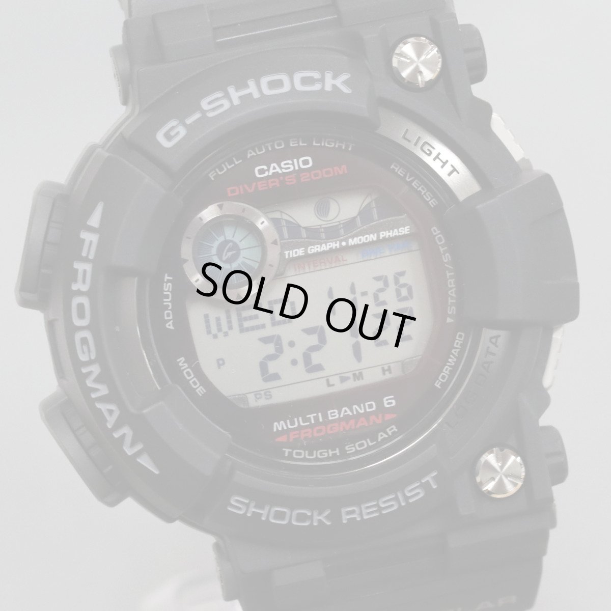 画像2: カシオ G-SHOCK MASTER OF G-SEA FROGMAN(GWF-1000-1JF) (2)