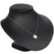 画像5: ヴァンクリーフ&アーペル ヴィンテージアルハンブラネックレス マザーオブパール 750YG 5.1g(VCARA45900) (5)