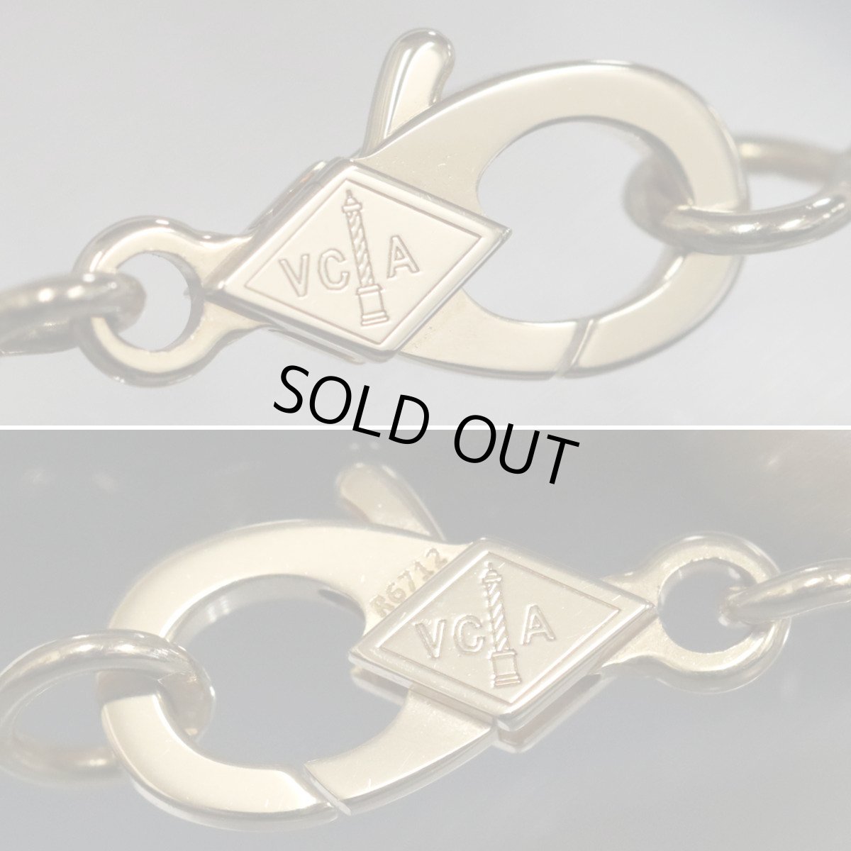 画像7: ヴァンクリーフ&アーペル ヴィンテージアルハンブラネックレス マザーオブパール 750YG 5.1g(VCARA45900)保証書付き (7)