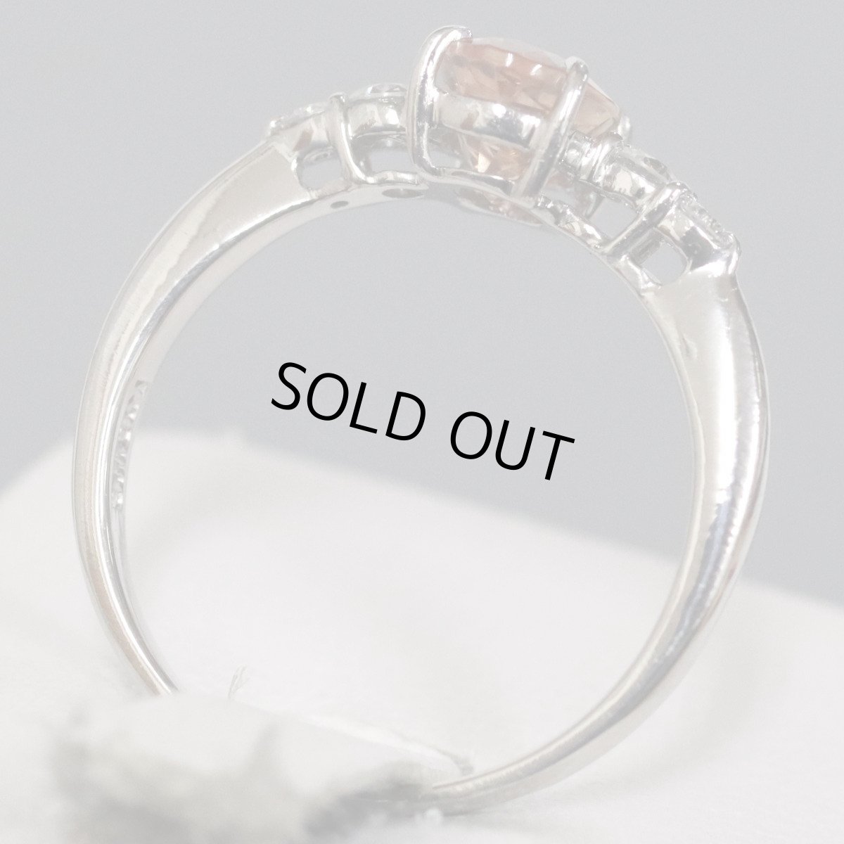 画像5: K18WGインペリアルトパーズダイヤモンドリング T1.06 D0.16 2.7g #11 鑑別書 (5)