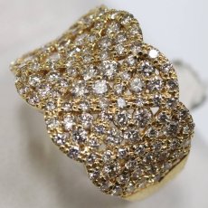 画像4: K18ダイヤモンドリング D1.50 6.5g #12 (4)