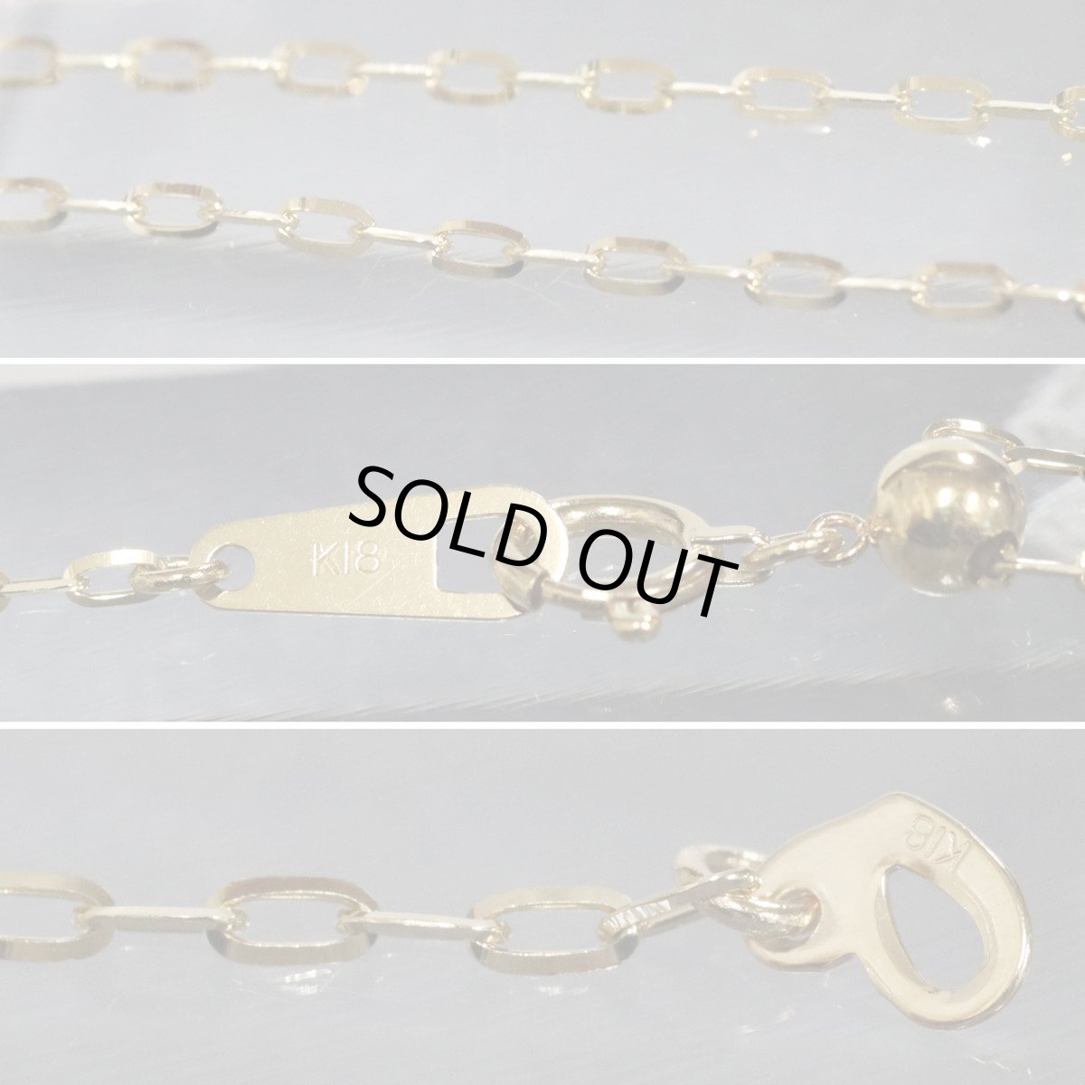 画像8: K18/K18WGダイヤモンドペンダント D0.153 D0.82 8.7g AJ付69cm (8)