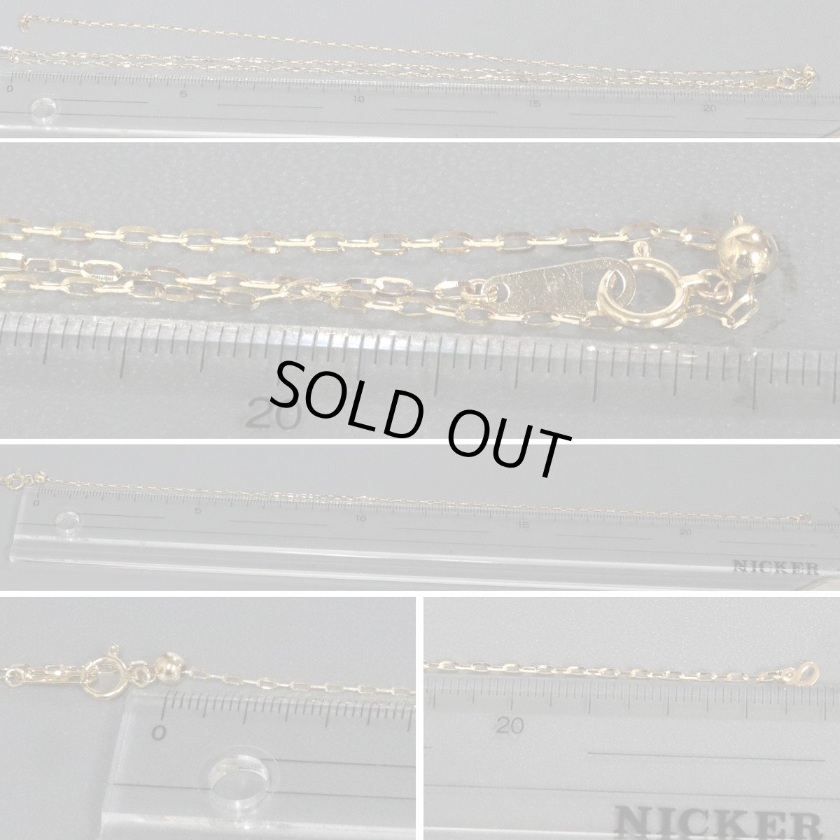 画像9: K18/K18WGダイヤモンドペンダント D0.153 D0.82 8.7g AJ付69cm (9)