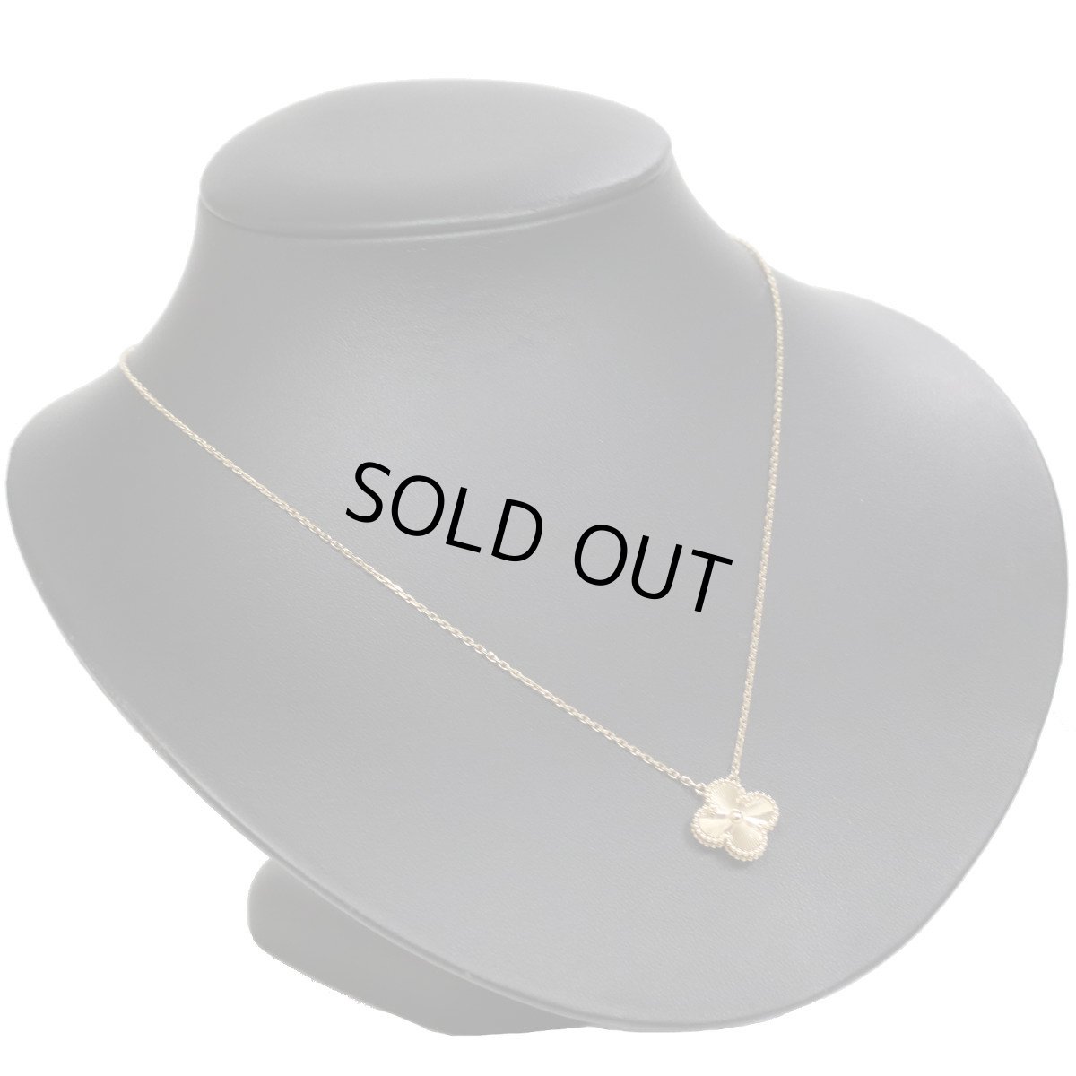 画像5: ヴァンクリーフ&アーペル ヴィンテージアルハンブラネックレス ギヨシェ 750YG 6.9g(VCARP4KL00) (5)