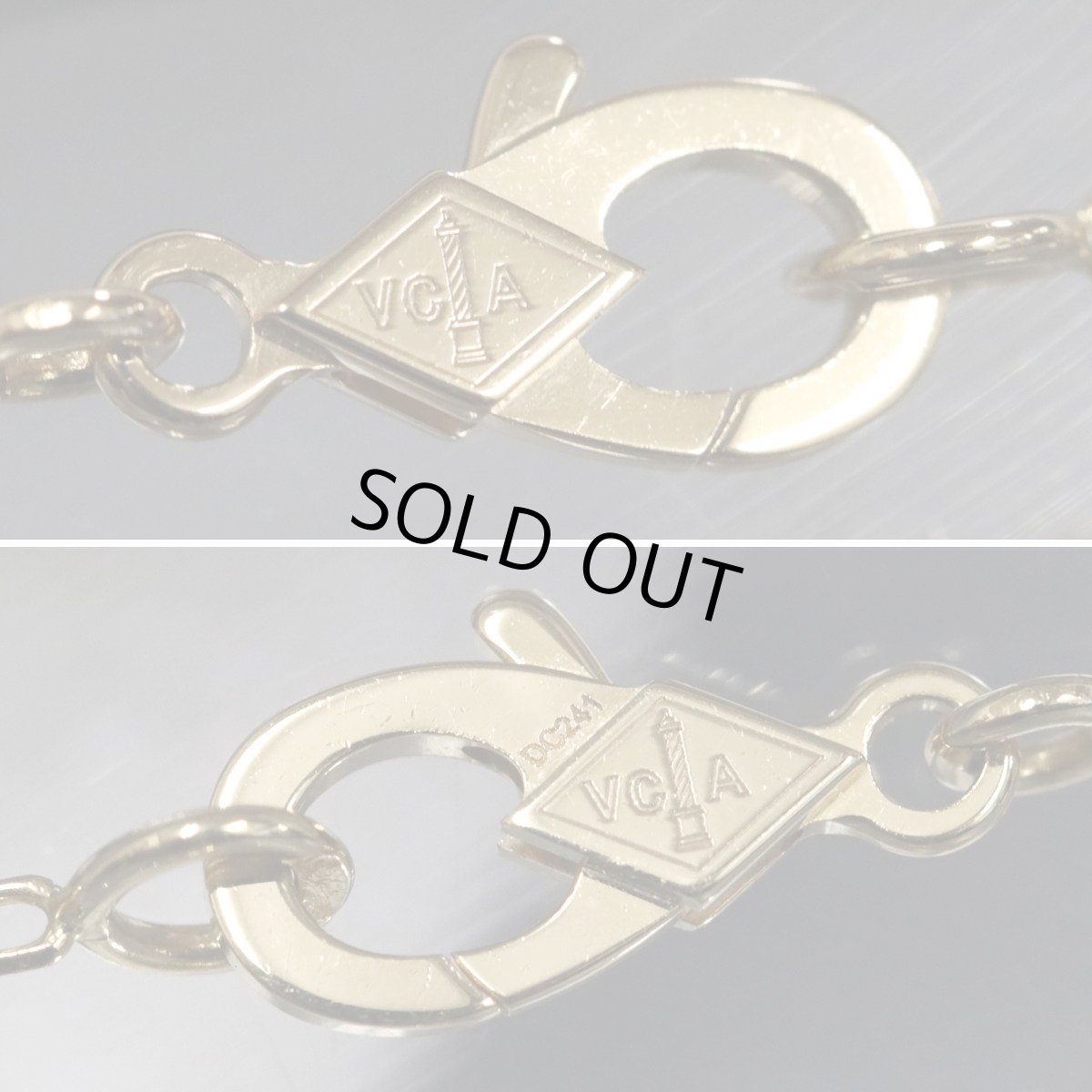 画像7: ヴァンクリーフ&アーペル ヴィンテージアルハンブラネックレス ギヨシェ 750YG 6.9g(VCARP4KL00) (7)