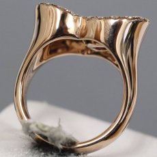 画像4: K18PGピンクサファイアダイヤモンドリング PS0.873 D0.445 9.6g #8 ソーティング (4)