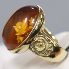 画像3: K18琥珀リング 9.5g #11 ソーティング (3)
