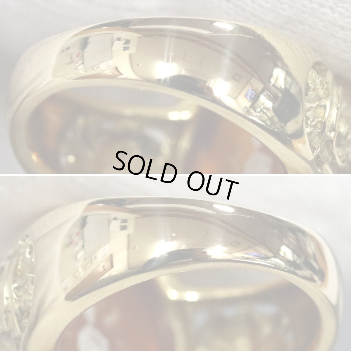 画像5: K18琥珀リング 9.5g #11 ソーティング (5)