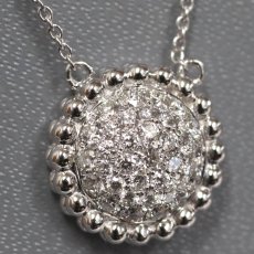 画像1: 18K/750ダイヤモンドネックレス D0.61 5.1g 41cm (1)