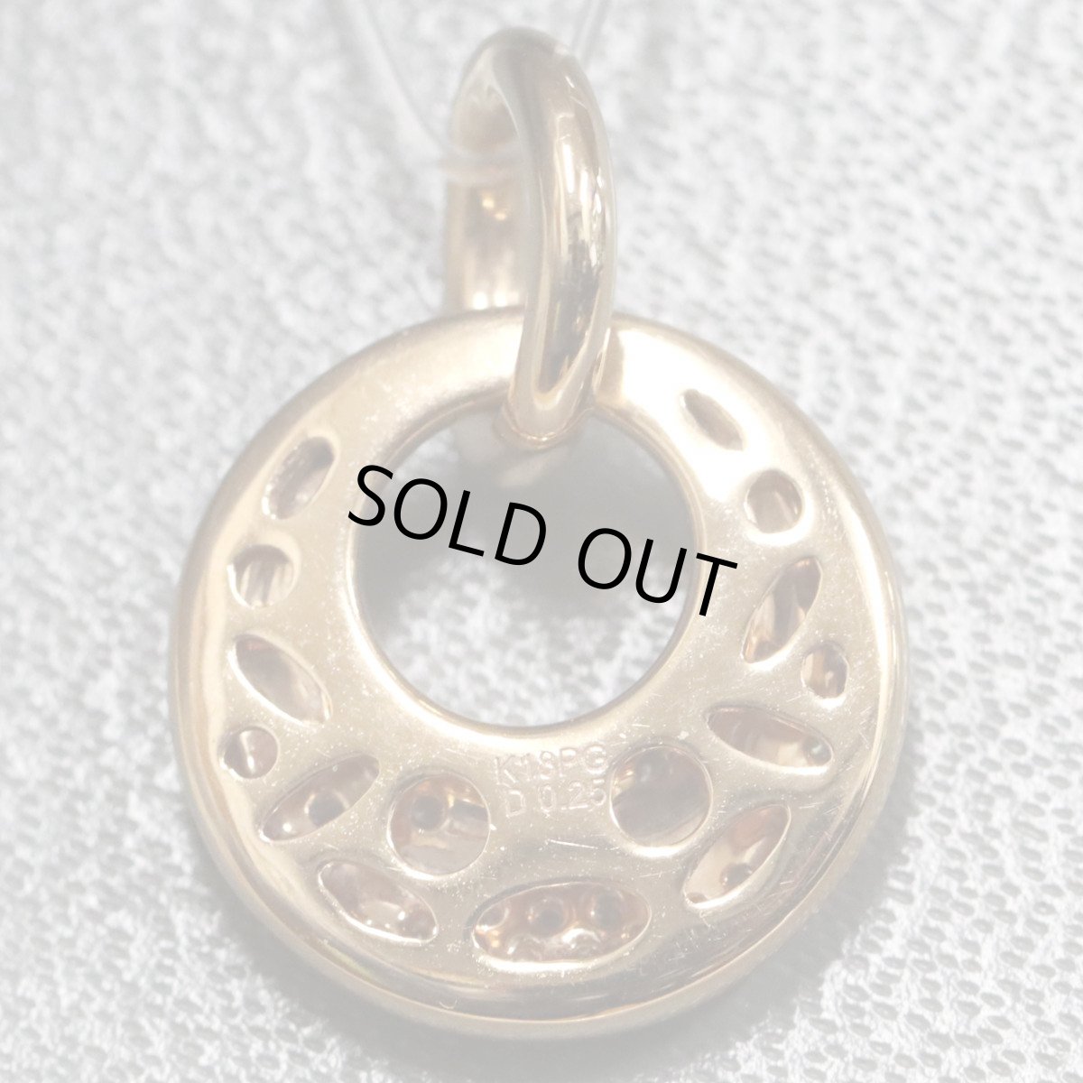 画像4: K18PGダイヤモンドペンダントトップ D0.25 3.7g (4)