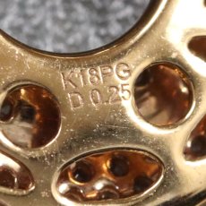 画像5: K18PGダイヤモンドペンダントトップ D0.25 3.7g (5)