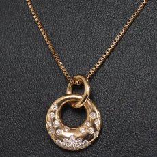 画像8: K18PGダイヤモンドペンダントトップ D0.25 3.7g (8)