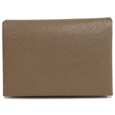 画像3: エルメス カルヴィ デュオ Z刻印/シェーブル/エトゥープ (3)