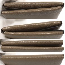 画像4: エルメス カルヴィ デュオ Z刻印/シェーブル/エトゥープ (4)