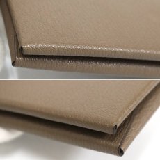 画像6: エルメス カルヴィ デュオ Z刻印/シェーブル/エトゥープ (6)