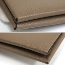 画像7: エルメス カルヴィ デュオ Z刻印/シェーブル/エトゥープ (7)