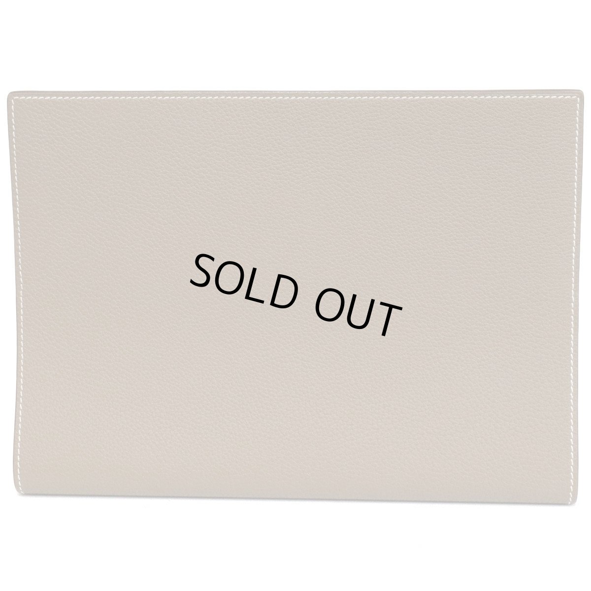 画像3: エルメス ノートパッド EAジップ A5サイズ Z刻印/トリヨンクレマンス/エトゥープ (3)