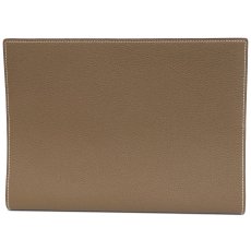 画像3: エルメス ノートパッド EAジップ A5サイズ Z刻印/トリヨンクレマンス/エトゥープ (3)