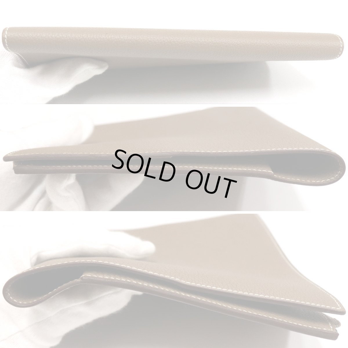 画像5: エルメス ノートパッド EAジップ A5サイズ Z刻印/トリヨンクレマンス/エトゥープ (5)