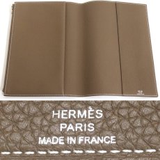 画像6: エルメス ノートパッド EAジップ A5サイズ Z刻印/トリヨンクレマンス/エトゥープ (6)
