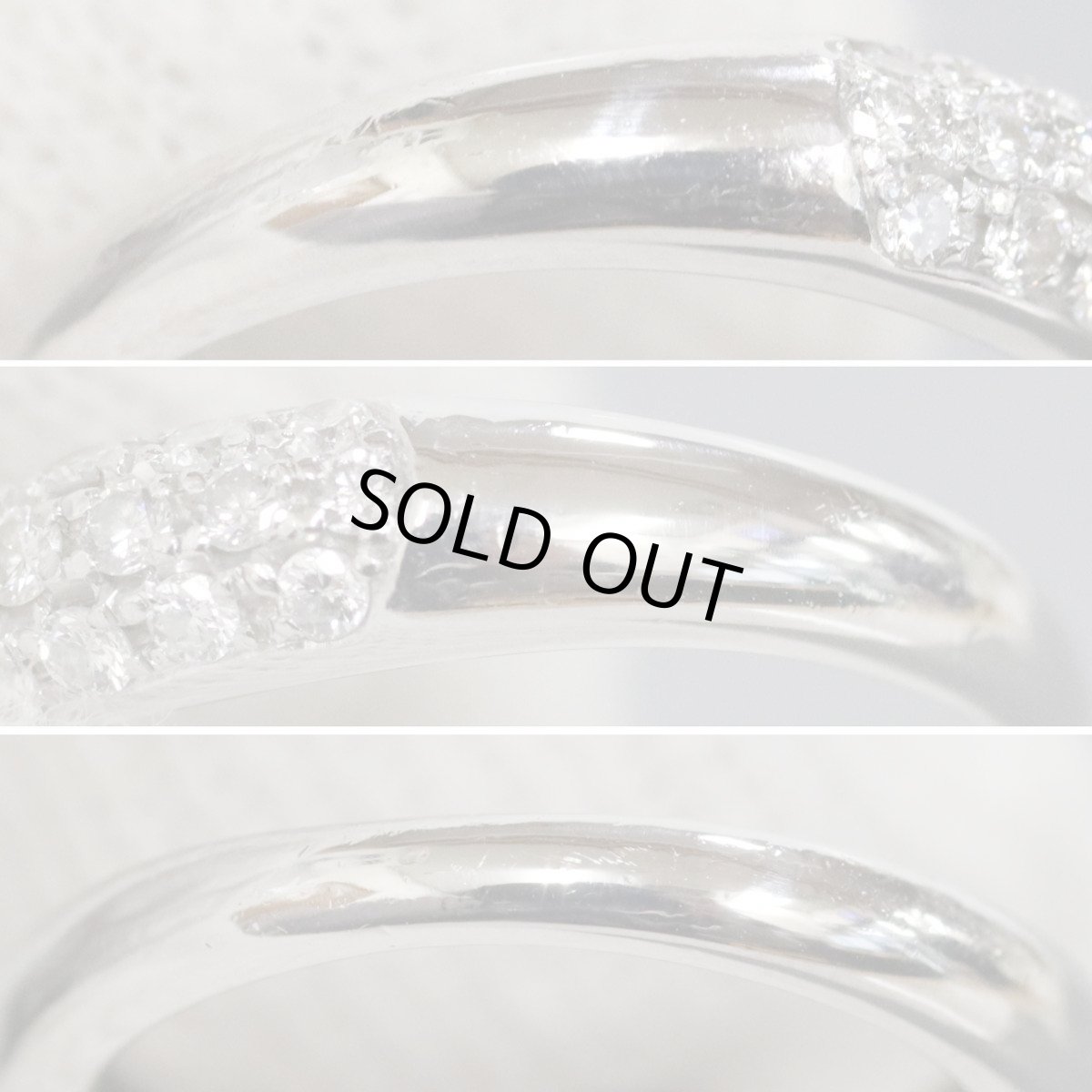 画像6: Pt900ピンクダイヤモンド/ダイヤモンドリング PD0.29 D0.53 5.5g #8 鑑定書 (6)