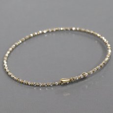 画像1: K18/K18WGブレスレット 伸縮式 3.3g (1)