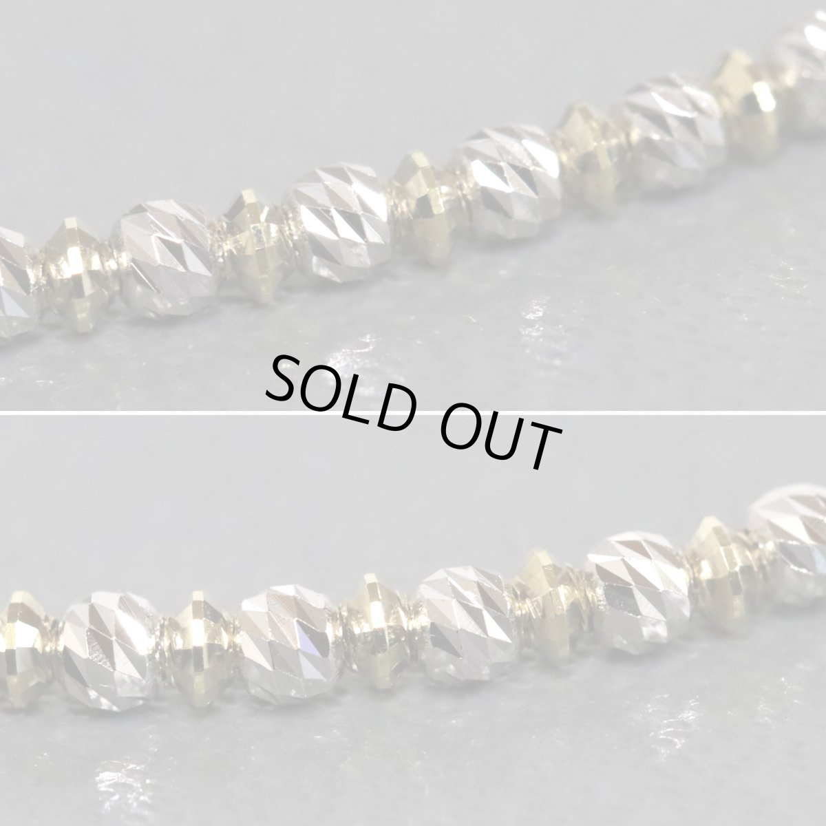 画像2: K18/K18WGブレスレット 伸縮式 3.3g (2)